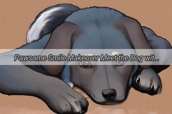 Pawsome Smile Makeover Meet the Dog with a Custom Dental Bracelet